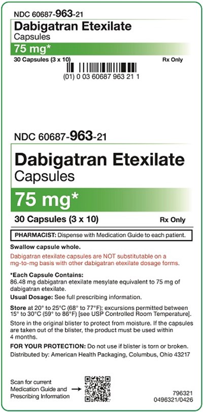 75 mg Dabigatran Etexilate Capsules Carton.jpg (75 mg Dabigatran Etexilate Capsules Carton)